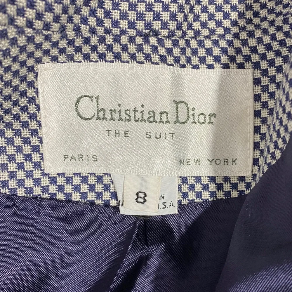 Vintage Christian Dior Single Button Blazer